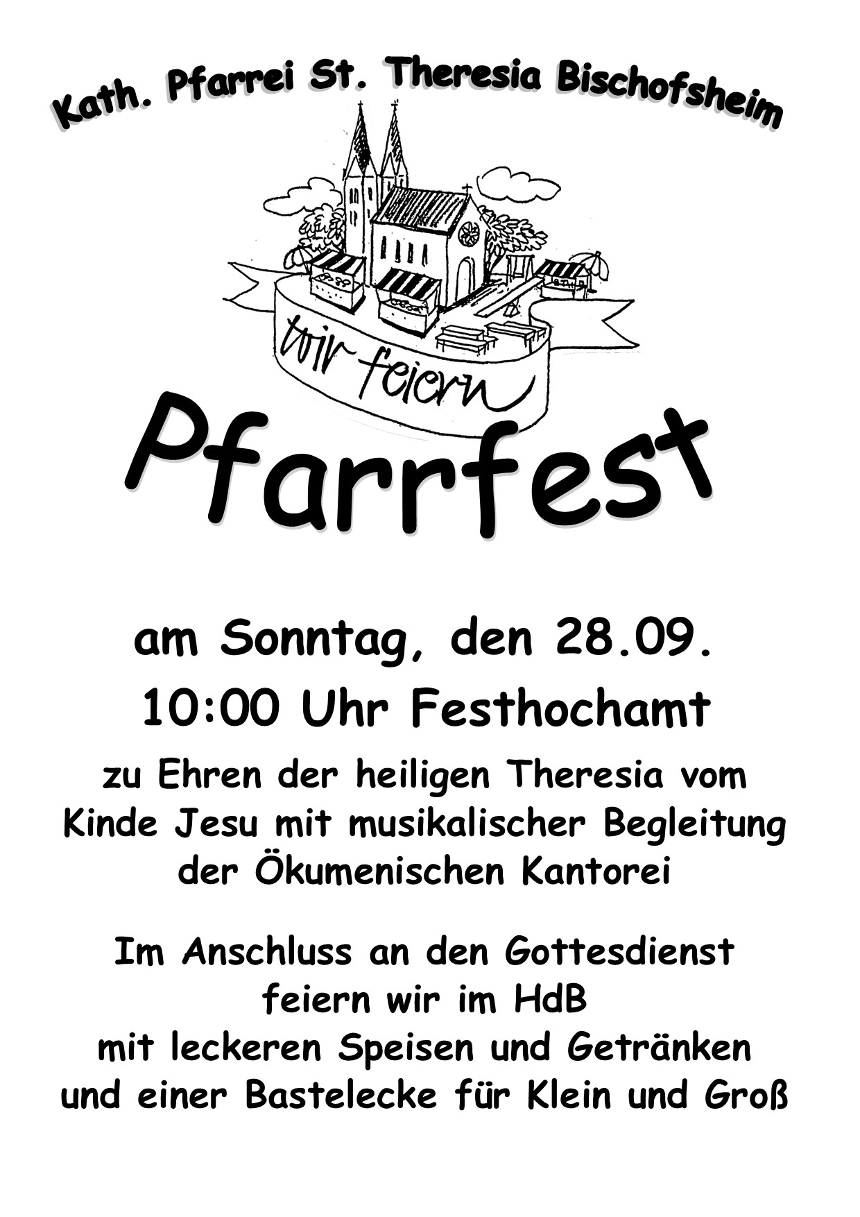 Plakat Pfarrfest 2025